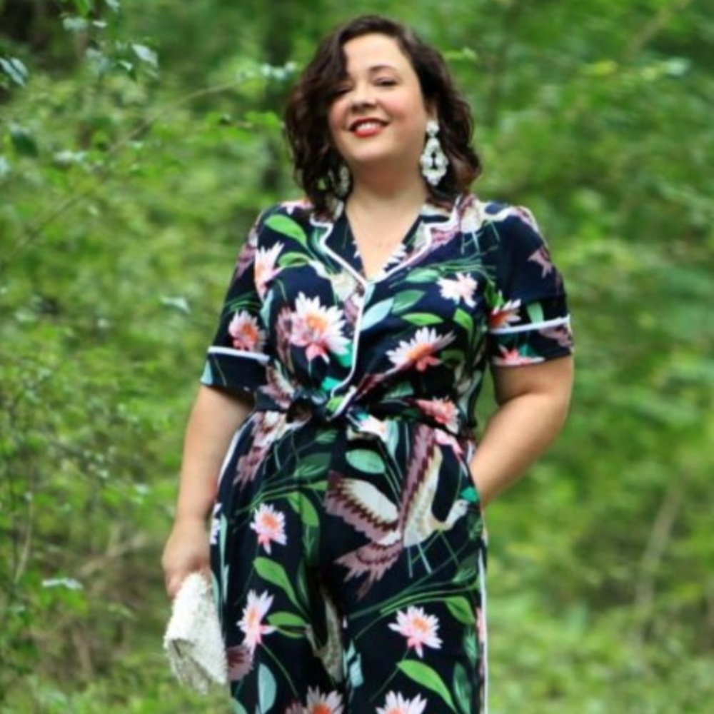 Eloquii Floral Pajama Blouse 14